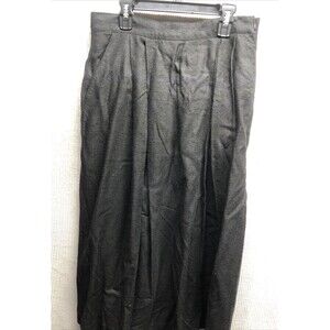 Christian Dior Skirt Size 12 Black Rayon Silk Blend Career